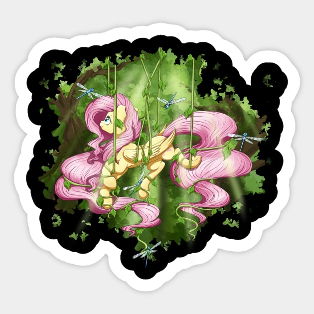 The Forest Sticker by Bratzoid